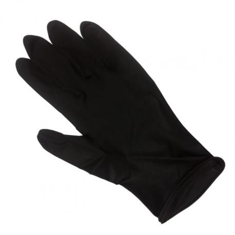 Rukavice latexové černé vel. L - 20 ks