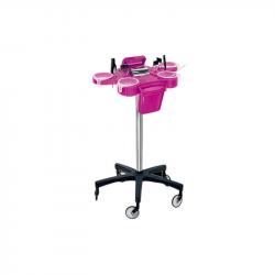Kadeřnický vozík Ceriotti Service plus růžový