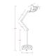 L003 LAMPA LED s lupou 5 dpt černá + stojan 6025
