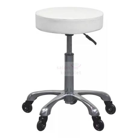 Židle kosmetická Silent bílá