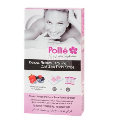 Depilační pásky studený vosk na obličej 20 ks