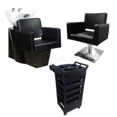 Kadeřnický set Nero černá barva